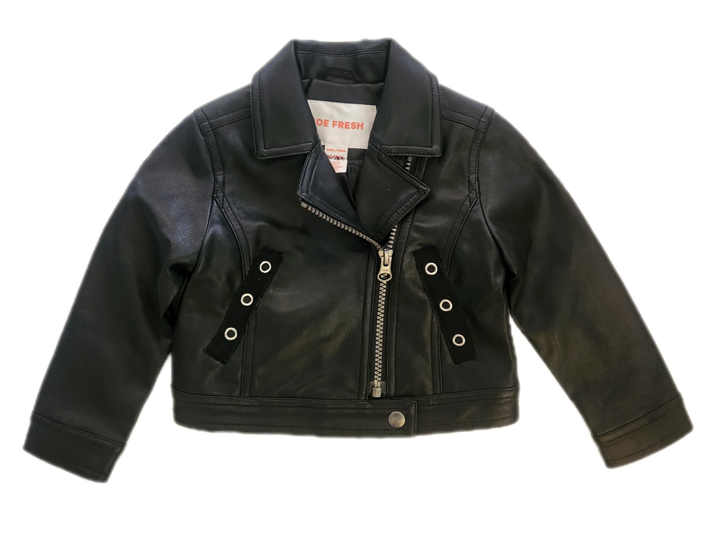 Baby faux leather ROCK jacket- size 12-18 months