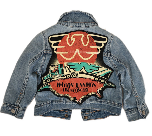 Toddler country rock denim jacket-size 2T