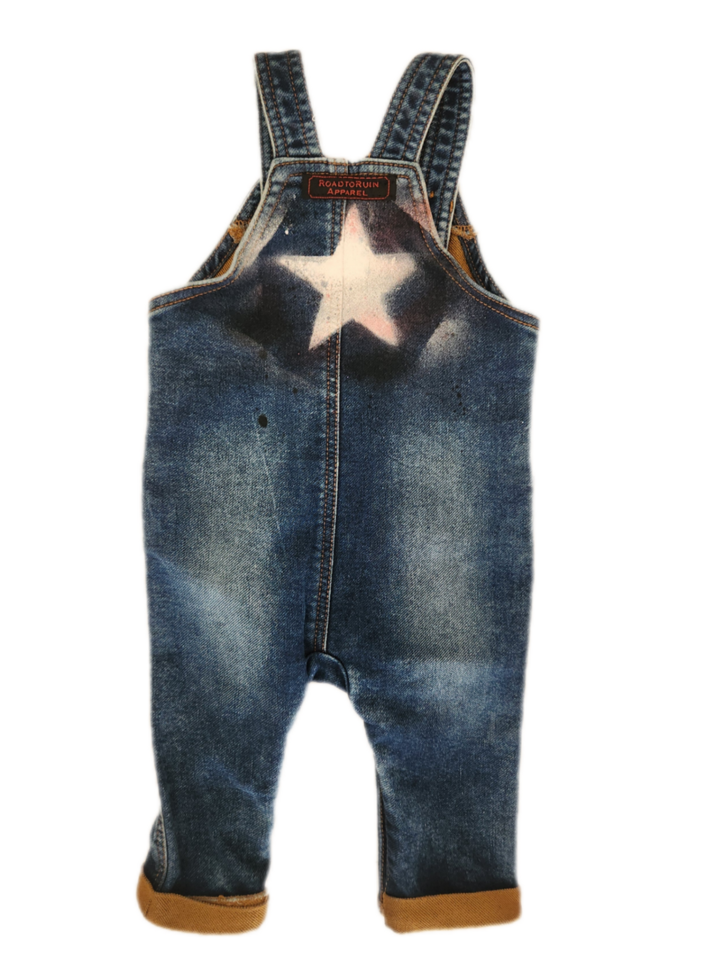 Baby denim ROCK overalls- size 6-12 months