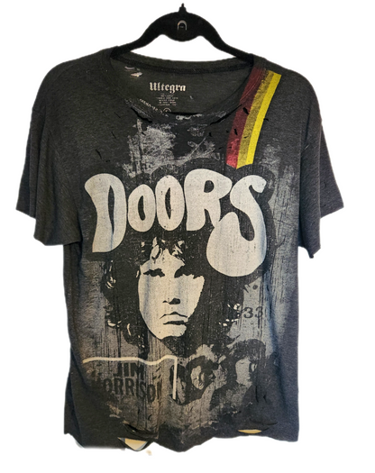 Distressed Doors rock tee- Mens Small Womens MED