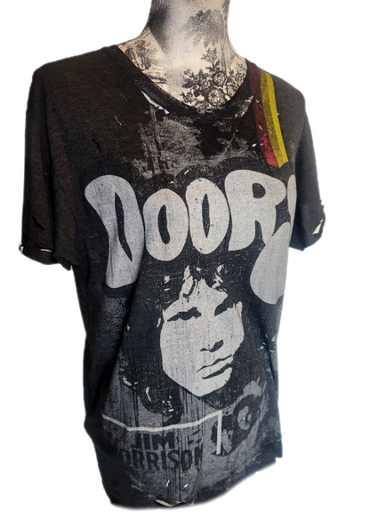 Distressed Doors rock tee- Mens Small Womens MED