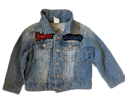 Baby denim classic rock jacket- size 12-18 months