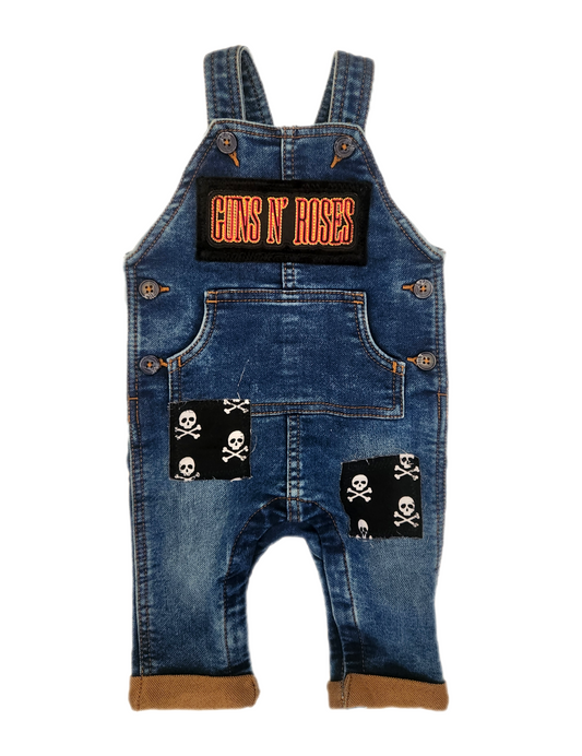 Baby denim ROCK Overalls- size  3-6 months