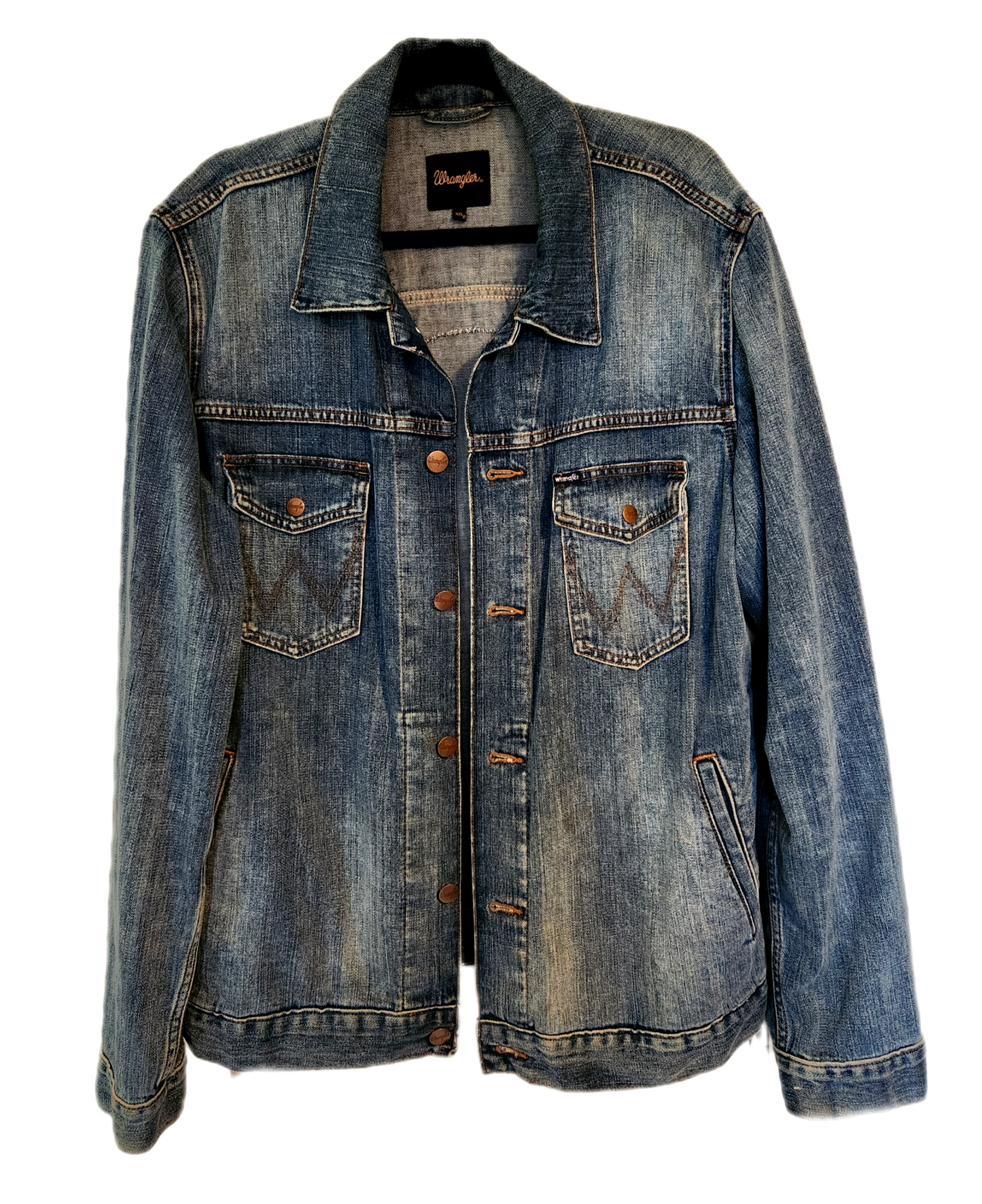 Mens vintage style Wrangler Zeppelin denim jacket- size XXL