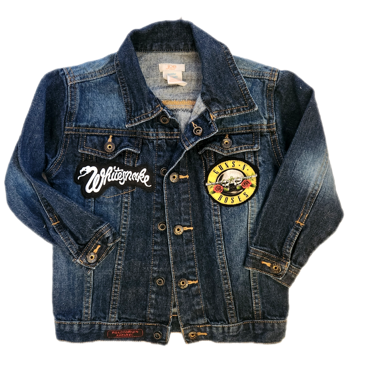 Kids denim ROCK n Roll denim jacket- size 3-4 years