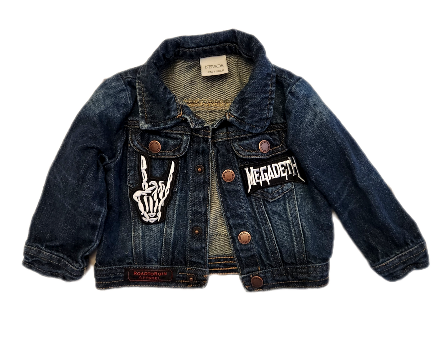 BABY denim Metal jacket- size 6-12 months