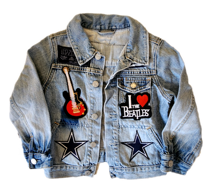 Toddler Classic Rock denim jacket- size 3-4 years