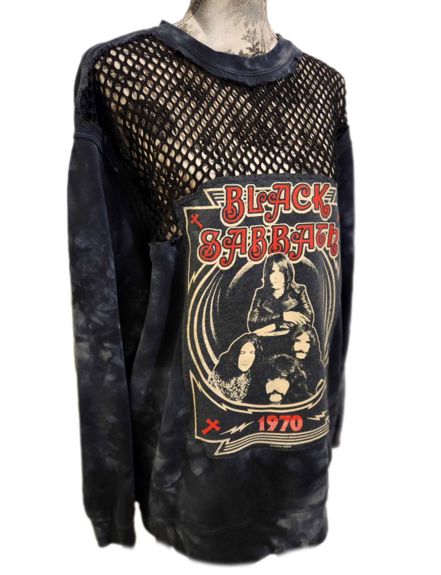 Womens reworked Metal Sabbath sweater- size XXL