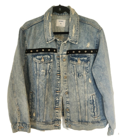 Womens Nirvana denim Grunge jacket- size XXL