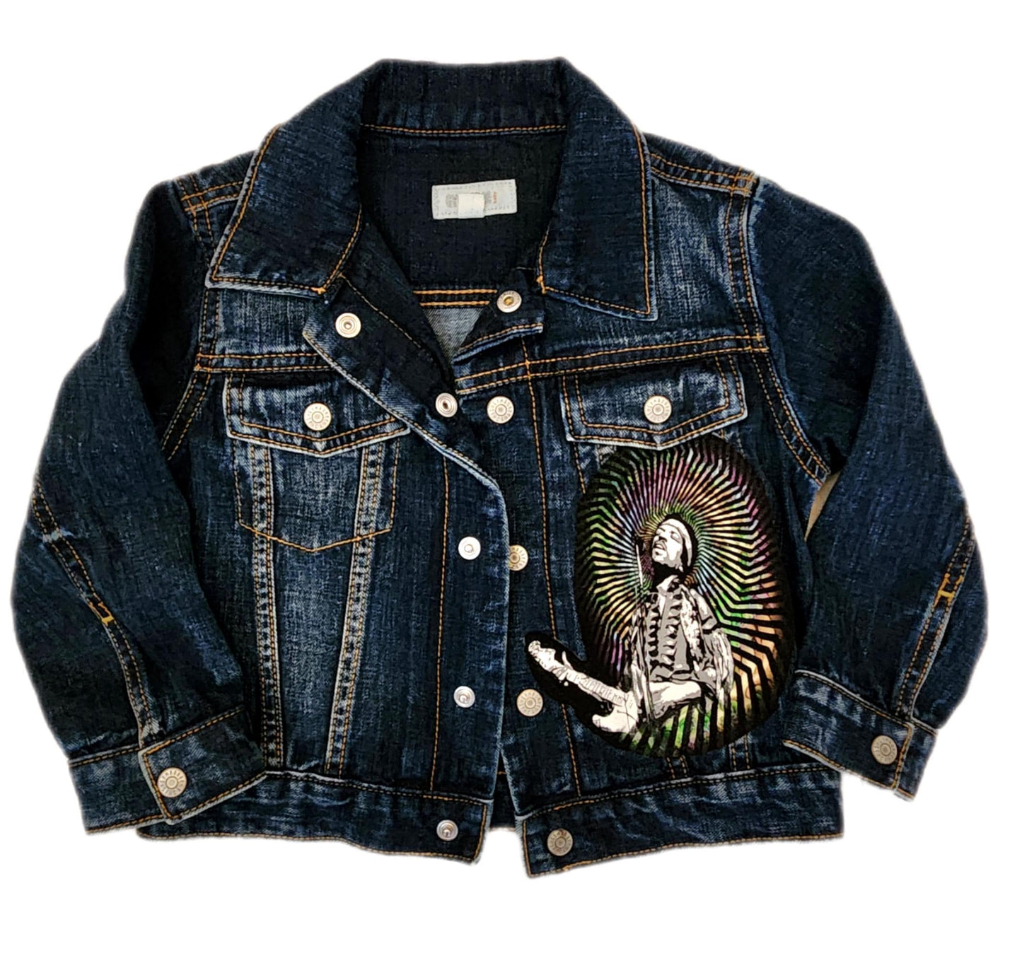 Toddler denim ROCK jacket- size 2/3 years